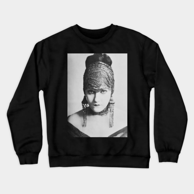 Regal Siren Gloria Swanson Crewneck Sweatshirt by SILENT SIRENS